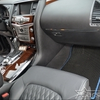 Автомобильные коврики EVA на Nissan Patrol VI Y62 3 ряда (2010->)