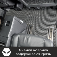 Автомобильные коврики EVA на Opel Zafira Life 7 мест Long (2019-2025) 