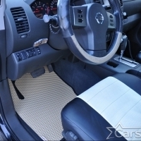 Коврики текстильные на Nissan Navara III даблкаб (2005-2015)