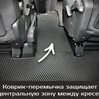 Коврики текстильные на Citroen SpaceTourer 7 мест, Long (2016-2024)