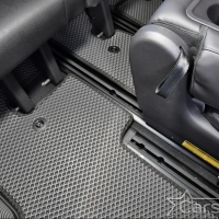 Коврики текстильные на Kia Carnival IV (8мест) Россия (2020->) 