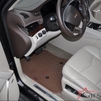 Коврики текстильные на Cadillac Escalade IV 3 ряда (2014->)