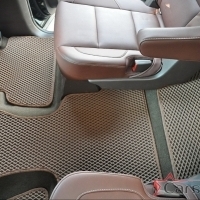 Коврики текстильные на Cadillac Escalade IV 3 ряда (2014->)