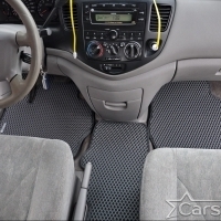 Коврики текстильные на Mazda MPV II 3 ряда (1999-2006)