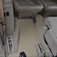 Коврики текстильные на Mercedes-Benz GL-klasse I X164 3 ряда (2006-2012)