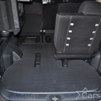 Коврики текстильные на Mitsubishi Delica D5 8мест пр.руль (2007->)