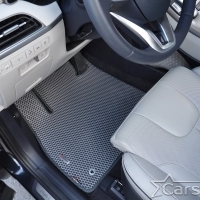 Коврики текстильные на Hyundai Palisade I 3 ряда (2018->)
