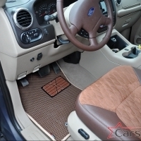 Двухслойные коврики EVA на Ford Expedition II 3 ряда (2002-2006)