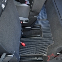 Двухслойные коврики EVA на Citroen C4 Picasso II Grand 3 ряда (2013-2018)