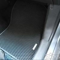 Двухслойные коврики EVA на Mitsubishi Outlander III 3 ряда (2012->)