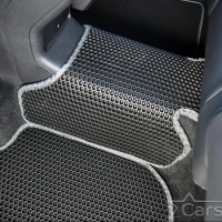 Двухслойные коврики EVA на Skoda Kodiaq I 3 ряда (2016->)