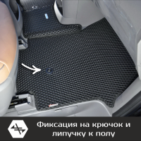 Автомобильные коврики EVA на Hyundai Staria 9 мест (2021->)