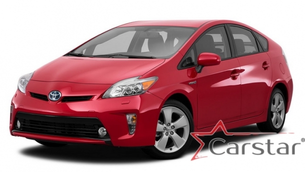Текстильные коврики для Toyota Prius III пр.руль (2009-2015)
