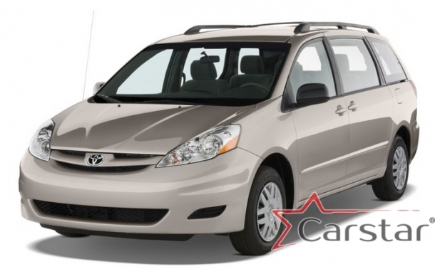Автомобильные коврики EVA для Toyota Sienna II