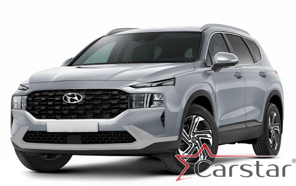 Автомобильные коврики EVA для Hyundai Santa Fe IV рестайл (2020-2024)