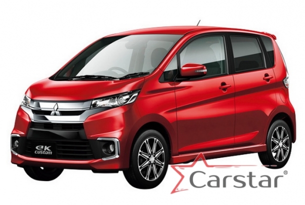 Текстильные коврики для Mitsubishi eK Custom пр.руль (2013-2019)