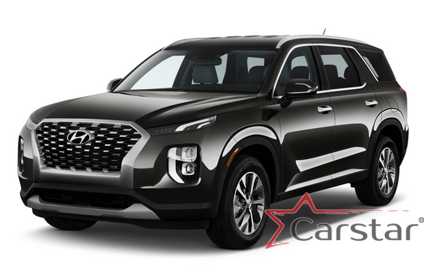 Автомобильные коврики EVA для Hyundai Palisade I 3 ряда (2018-2025)