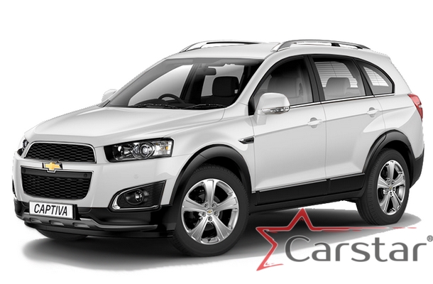 Текстильные коврики для Chevrolet Captiva рестайл 3 ряда (2011-2016)