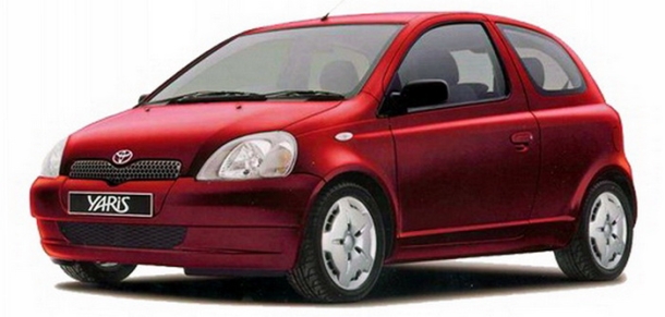 Текстильные коврики для Toyota Yaris I 3D (1999-2005) 