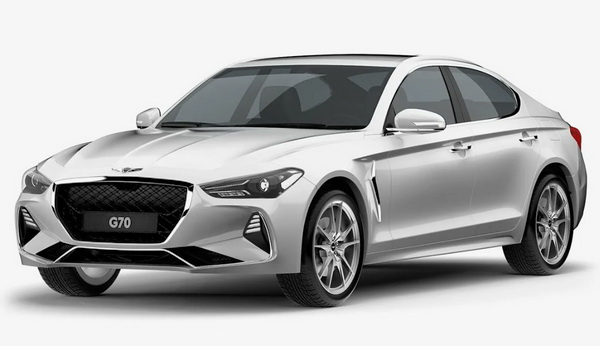 Двухслойные коврики EVA для Genesis G70 4WD (2017-2021)