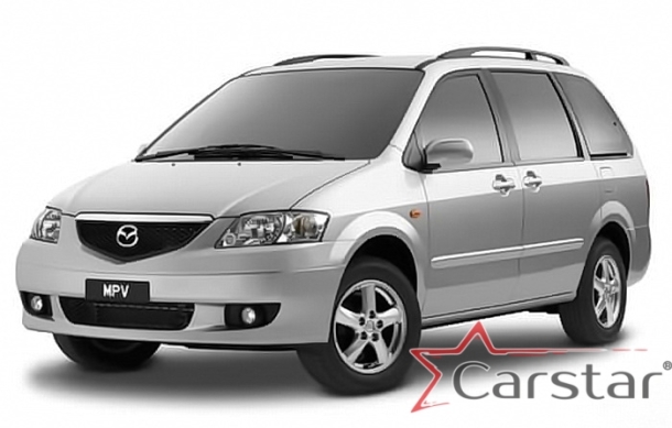 Автомобильные коврики EVA 3D для Mazda MPV II 3 ряда (1999-2006)