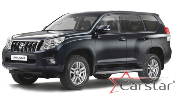 Автомобильные коврики EVA 3D для Toyota Land Cruiser Prado 150 3 ряда (2009-2013)