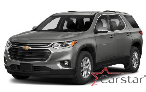 Автомобильные коврики EVA 3D для Chevrolet Traverse II 3 ряда (2017-2021) 